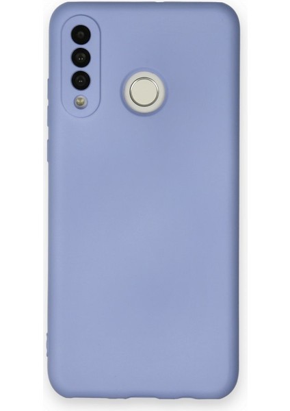 Huawei P30 Lite Kılıf Içi Kadife Kaplı Nano Silikon Kapak - Lila