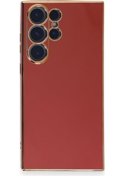 Samsung Galaxy S23 Ultra Kılıf Şık ve Parlak Silikon Kapak Ryc/volet