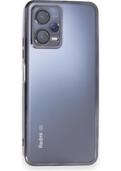 Redmi Note 12 Pro 5g Kılıf Kamera Lens Korumalı Razer Lens Silikon Kapak - Siyah