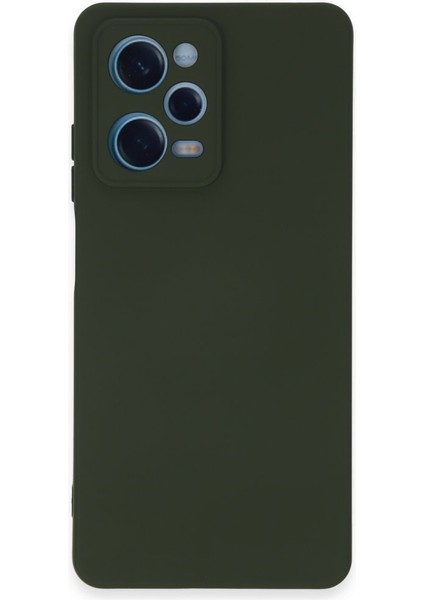 Poco X5 5g Kılıf Içi Kadife Kaplı Nano Silikon Kapak - Koyu Yeşil