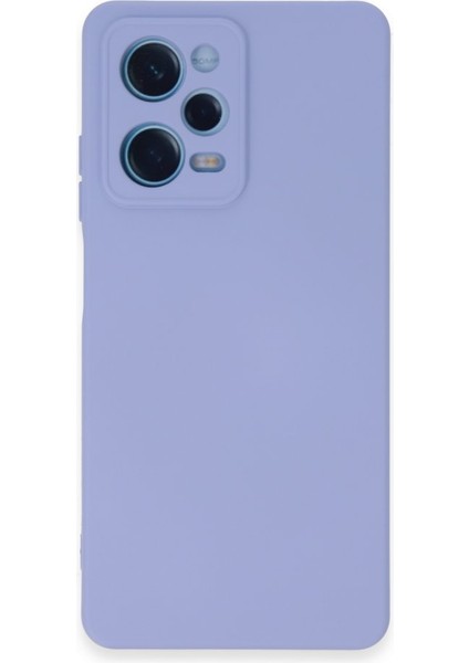 Redmi Note 12 Pro 5g Kılıf Içi Kadife Kaplı Nano Silikon Kapak - Lila