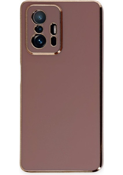 Xiaomi Mi 11T Pro Kılıf Parlak Yapılı Esnek Volet Silikon Kapak