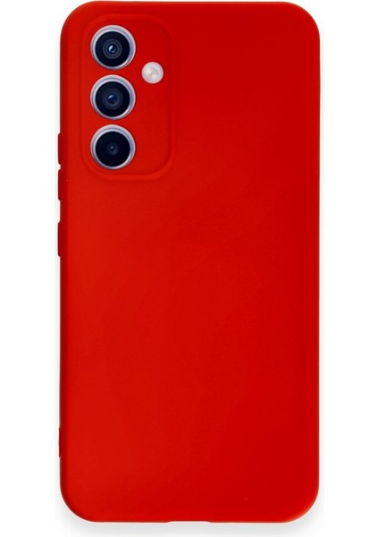 Samsung Galaxy A54 5g Kılıf Içi Kadife Kaplı Nano Silikon Kapak - Kırmızı