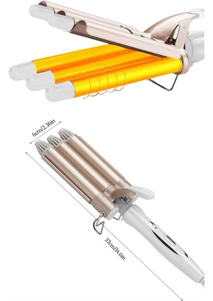 Zeroshop Wag Maşa Yeni Nesil Yüksek Isı Ayarlı Seramik Kaplama Saç Şekillendirici Doğal Bukle modelleri