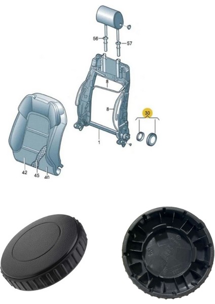 [golf Bora Passat Koltuk Ayar Kolu 1J0881671H 2003 2005]