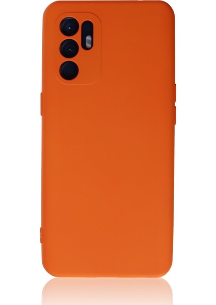 Oppo Reno 6 Içi Kadife Kaplı Esnek Silikon Kapak Ryc/ Nano Lansman