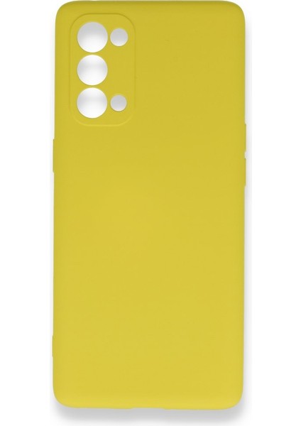 Oppo Reno 5 Pro Içi Kadife Kaplı Esnek Silikon Kapak Ryc/ Nano Lansman
