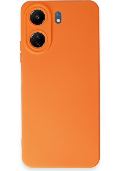 Poco C65 Içi Kadife Kaplı Esnek Silikon Kapak Ryc/ Nano Lansman