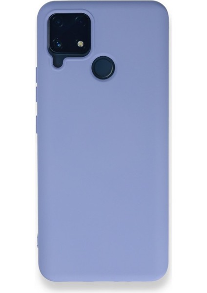 Realme C25S Içi Kadife Kaplı Esnek Silikon Kapak Ryc/ Nano Lansman