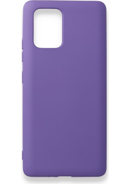 Samsung Galaxy A91 / S10 Lite Içi Kadife Kaplı Esnek Silikon Kapak Ryc/ Nano Lansman