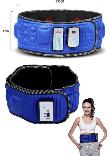 Zeroshop Göbek Eritme Aleti 5 Farklı Hız Ayarlı Sırt Bel Omuz ve Baldır Bölgelerine Uygun fırsatları