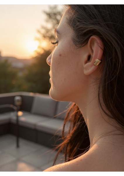 Çelik Earcuff Küpe modelleri