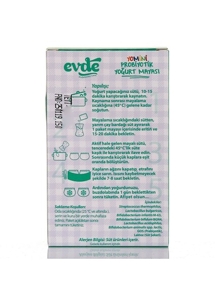 Yomini 5'li Probiyotik Yoğurt Mayası modelleri