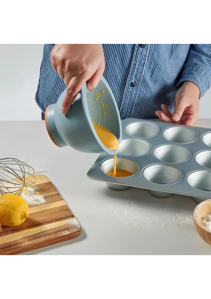 Ponnyfısk Karıştırma Kabı Açık Gri Mavi 1 Lt modelleri