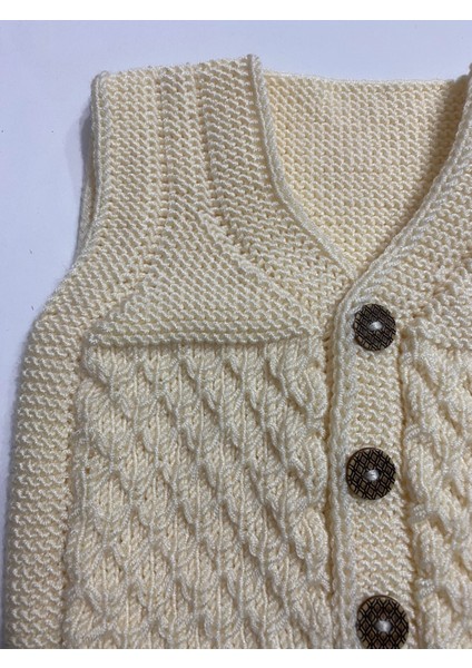 El Örgüsü Bebek Yeleği (1-1,5 Yaş) fiyatları