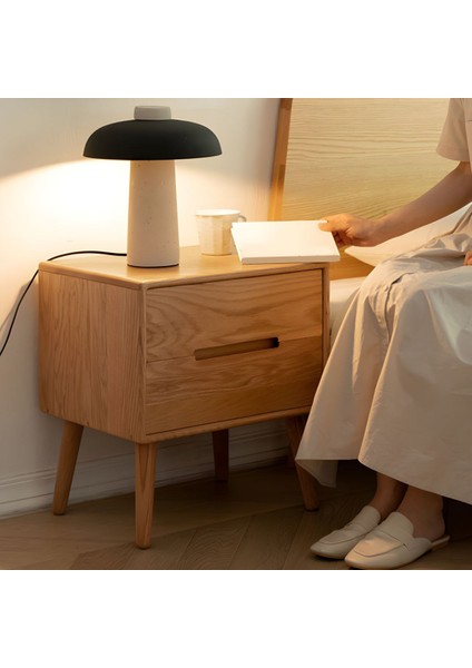 Ahşap Çift Çekmeceli Modern Komodin fiyatları