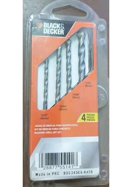 Elmas Matkap Ucu (Duvar Delme) 4 Parça