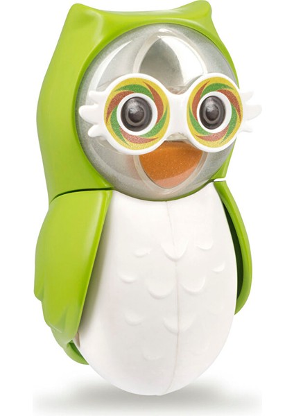 Baykuş Figürlü Kum Saatli Fırça Saklama Kabı - Asortili modelleri