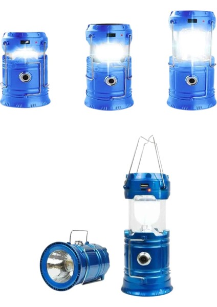 Zeroshop Solar Şarjlı Kamp Lambası Güneş Enerjili Kızaklı Kamp Feneri Çadır Feneri LED Işıldak fiyatları