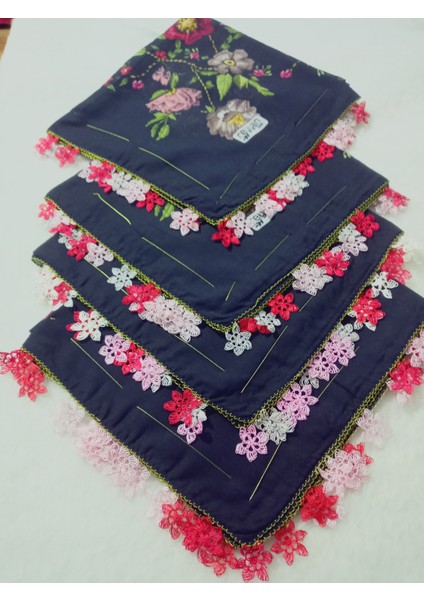 ve Reyhan El Emeği Iğne Oyası Yazma , Fular ,yemeni, Mevlüt Örtüsü ,hediyelik 4 Kenarı Oyalı fırsatları