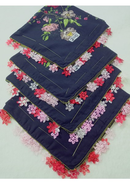 ve Reyhan El Emeği Iğne Oyası Yazma , Fular ,yemeni, Mevlüt Örtüsü ,hediyelik 4 Kenarı Oyalı