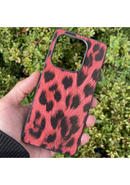Xiaomi Redmi Note 14 4g Kılıf Leopar Desenli Içi Kadife Kapak