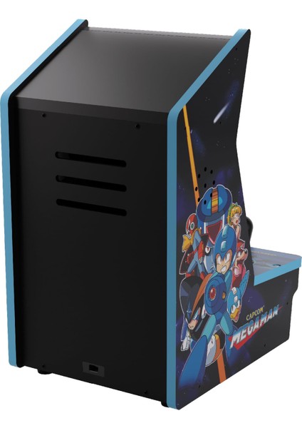 Evercade Alpha Mega Man Bartop Arcade | 8” IPS Ekran, 6 Efsane Capcom Oyunu, Gerçek Retro Oyun Kabini fırsatları