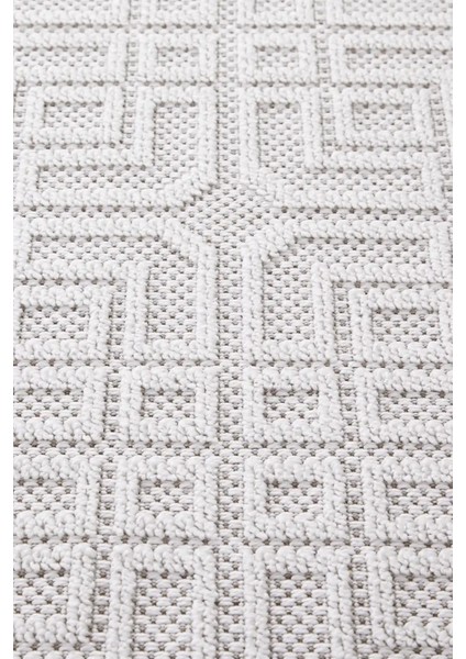 Valverde Krem Renkli Dekoratif Model Yumuşak Bukle Sisal ve Püsküllü Makine Dokuma Halı