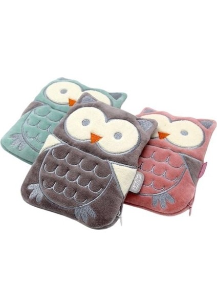 BabyJem Kiraz Çekirdekli Baykuş Kadife Gaz Yastığı 366 Gül Kurusu