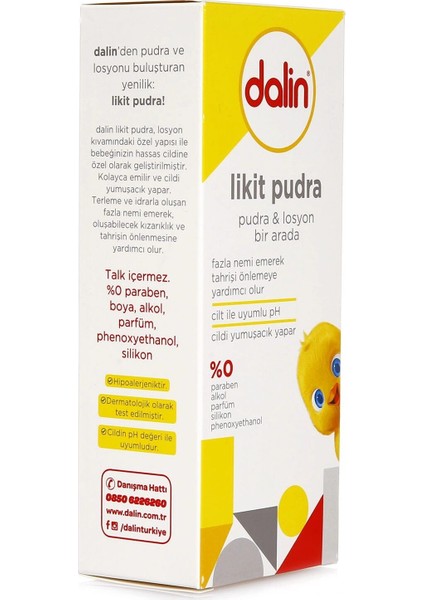 Dalin Likid Bebek Pudrası 100 Gr modelleri