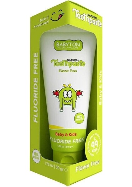 Babyton Organik Diş Macunu Natural 50gr