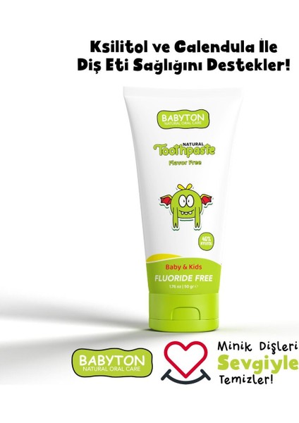 Babyton Organik Diş Macunu Natural 50gr modelleri