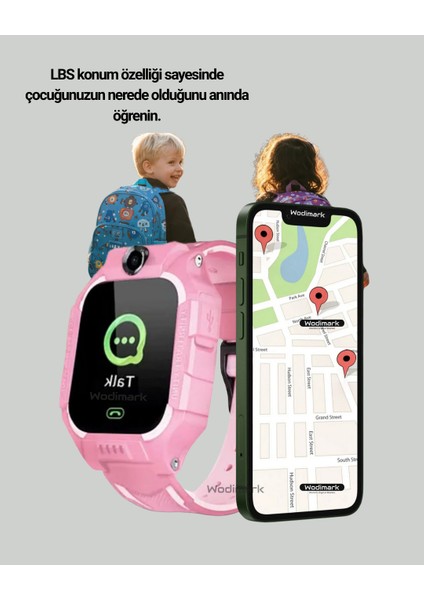 Zeroshop S10 Akıllı Çocuk Saati Anlık Konum ve Sesli Mesaj Destekli fırsatları