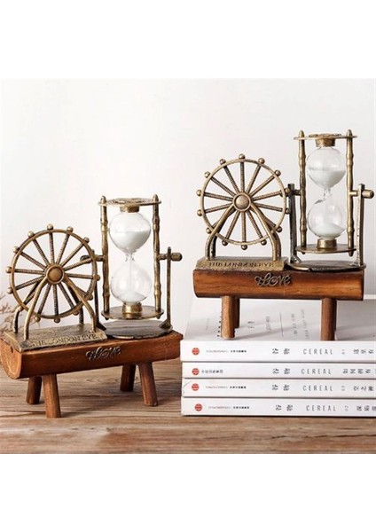 Kişiye Özel Dönme Dolap Dekoratif Kum Saati fırsatları