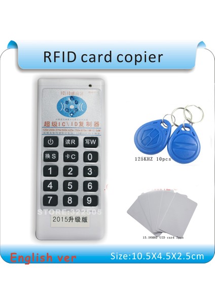 125 Khz Id 13 56 Mhz Uid Ic Rfid 9 Frekanslı Taşınabilir Proximity ve Mifare Uıd Kopyalama Cihazı fırsatları