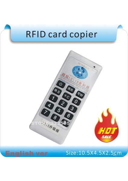 125 Khz Id 13 56 Mhz Uid Ic Rfid 9 Frekanslı Taşınabilir Proximity ve Mifare Uıd Kopyalama Cihazı