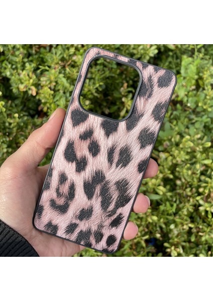 Xiaomi Redmi Note 14 4g Kılıf Leopar Desenli Içi Kadife Kapak