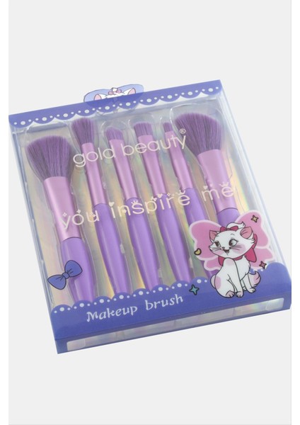 shop 6 Adet Makyaj Fırça Seti-Renkli fiyatları
