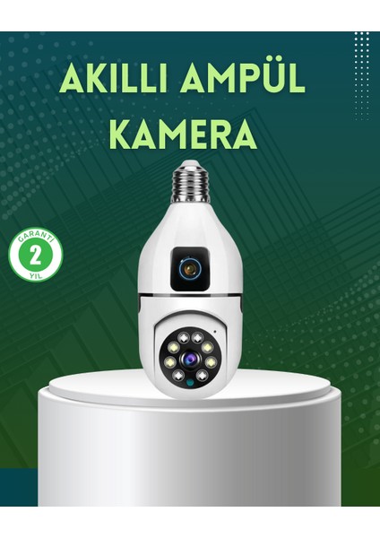 Zeroshop 360 Derece Panoramik Wifi Kamera – Full Hd Ev Güvenlik Sistemi