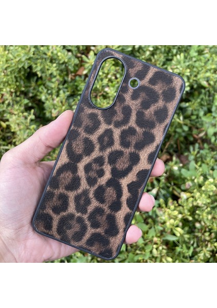 Xiaomi Redmi 13C Kılıf Leopar Desenli Içi Kadife Kapak