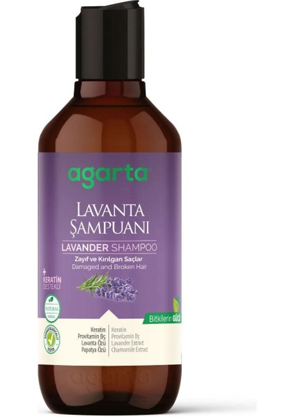 Agarta Lavanta Şampuanı 400ml