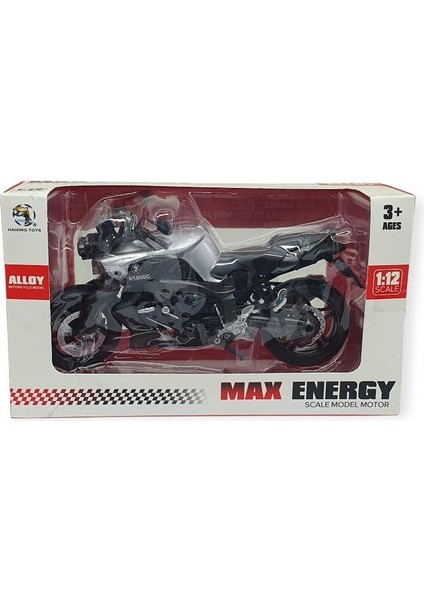1:12 Ölçekli Model Motosiklet - BMW - HX792-1- Gri modelleri