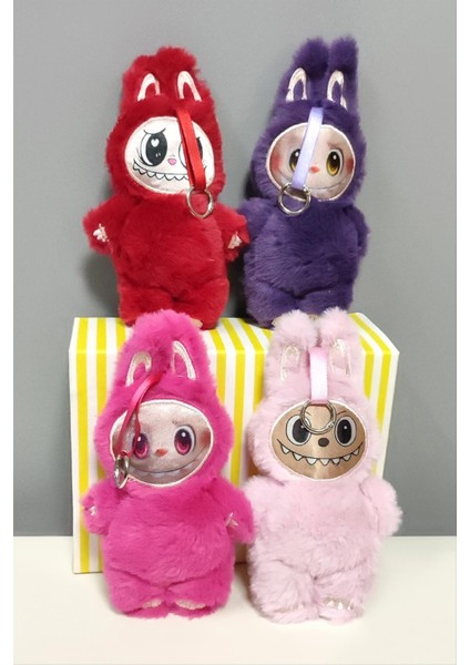 shop Labubu Peluş Çanta Anahtarlık-Renkli