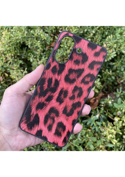 Xiaomi Redmi 13C Kılıf Leopar Desenli Içi Kadife Kapak