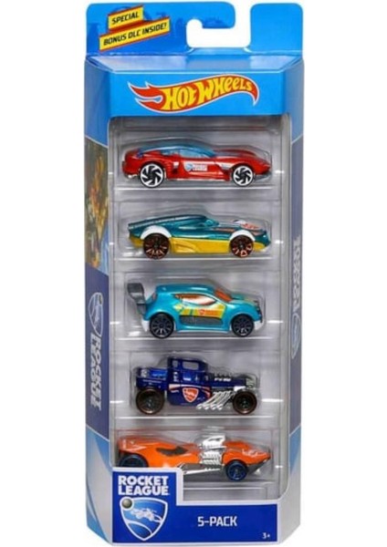 01806-TOPLU - HOTWHEELS 5LI ARABA SETI