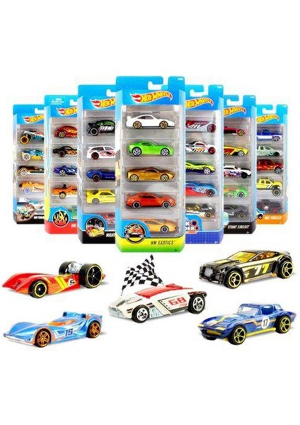 01806-TOPLU - HOTWHEELS 5LI ARABA SETI fiyatları