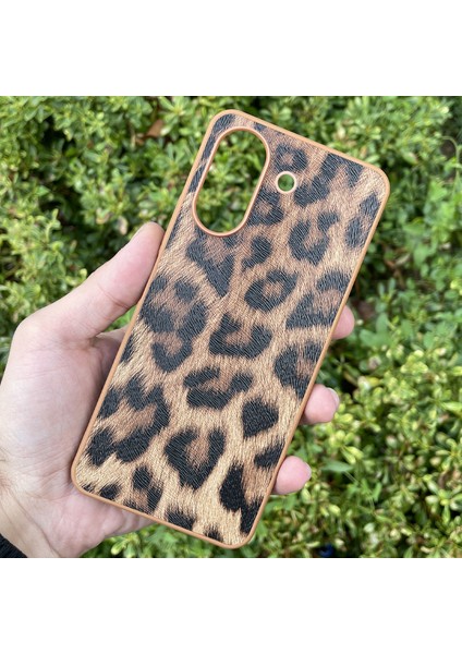 Xiaomi Redmi 13C Kılıf Leopar Desenli Içi Kadife Kapak