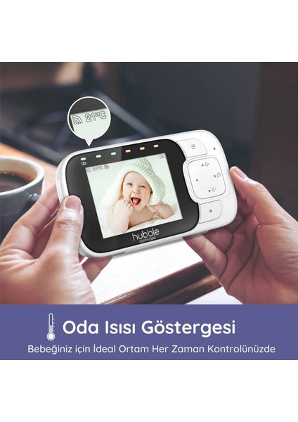 Hubble Nursery View Glow 2.8 Dijital Bebek Kamerası HBL10 modelleri