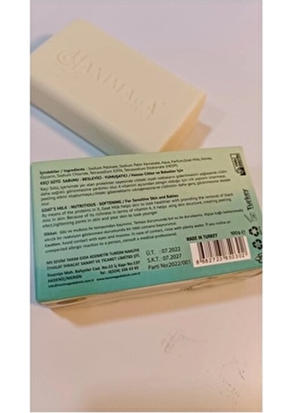 Doğal Sabun Keçi Sütü ile Zenginleştirilmiş 100 gr Cilt Bakımı İçin