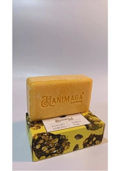 Doğal Sabun Kükürt Özlü Beyaz Renk 100GR Cilt Temizliği İçin Etkili